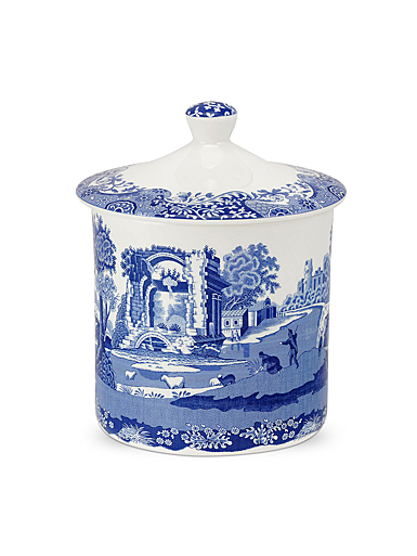 Spode Blue Italian Accessories Storage Jar