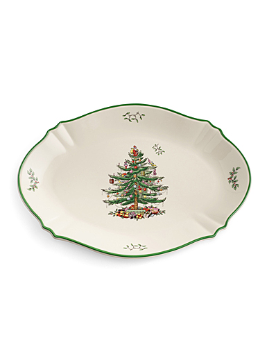 Spode Christmas Tree Serveware Oval Platter