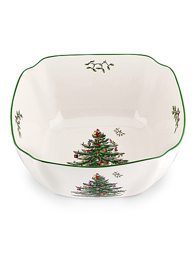 Spode Christmas Tree Serveware Large Square Bowl