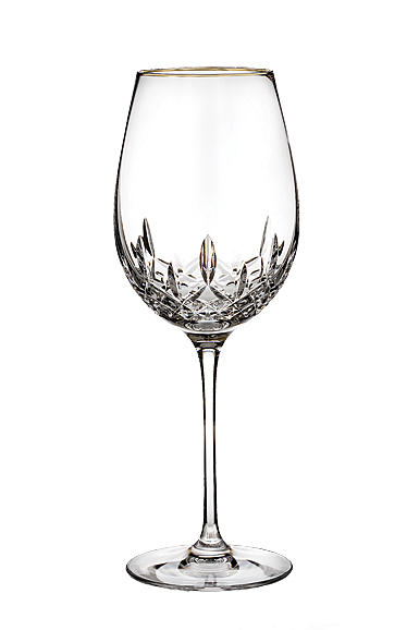 Waterford Crystal, Lismore Essence Gold Crystal White Wine, Single