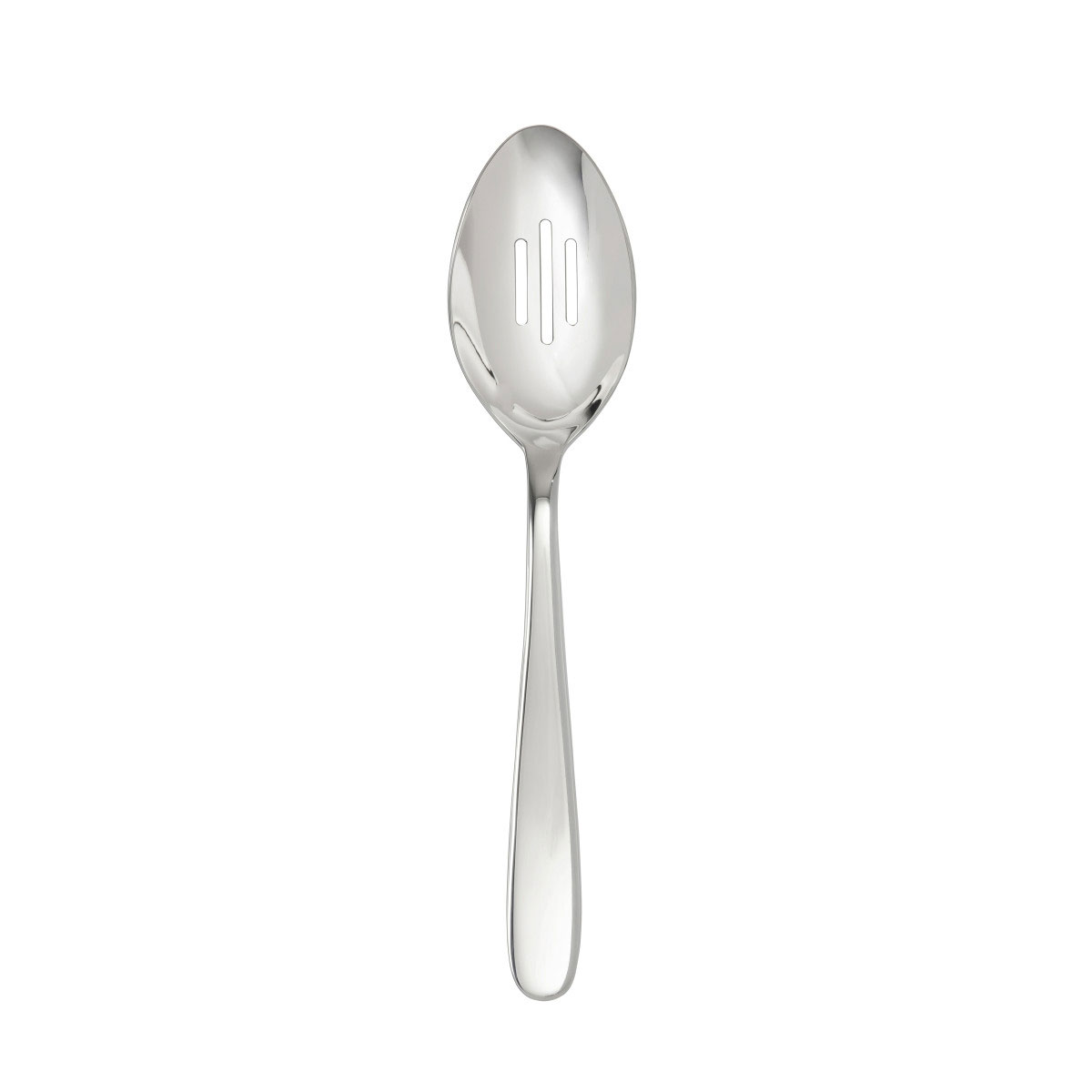 Fortessa Stainless Flatware Grand City Slotted Serving Spoon 9.25"