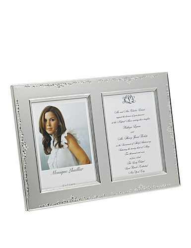 Monique Lhuillier Waterford Modern Love Double Invitation Frame