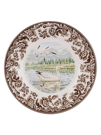 Spode Woodland Snow Goose Salad Plate, Snow Goose