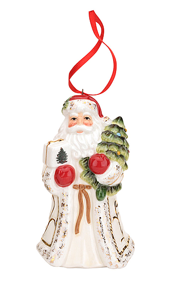 Spode 2023 Christmas Tree Single Santa Figural Ornament