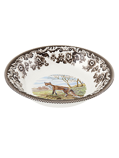 Spode Woodland Red Fox China Ascot Cereal Bowl, Red Fox