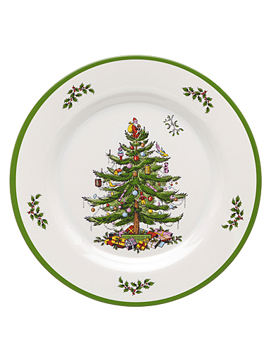 Spode Christmas Tree Melamine Set Of 4 Dinner Plates