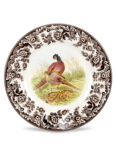 Spode Woodland Pheasant China Salad Plate, Pheasant