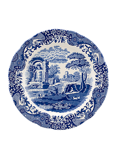 Spode Blue Italian China Charger Plate, Single