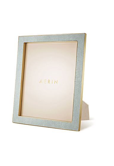Aerin Classic Shagreen Frame, Mist 8x10"