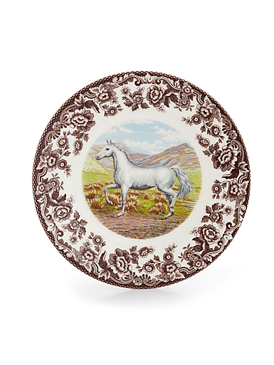 Spode Woodland Horses Salad Plate, Arabian