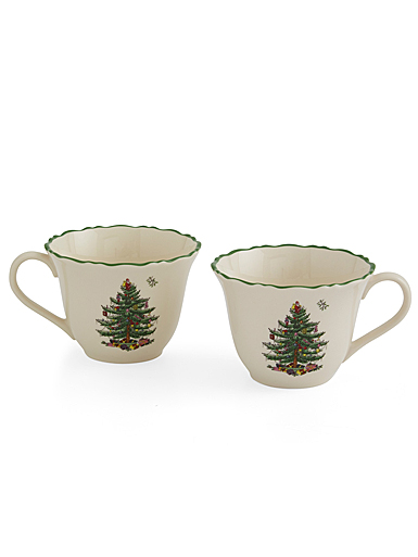 Spode Christmas Tree Serveware Set Of 2 Punch Cups