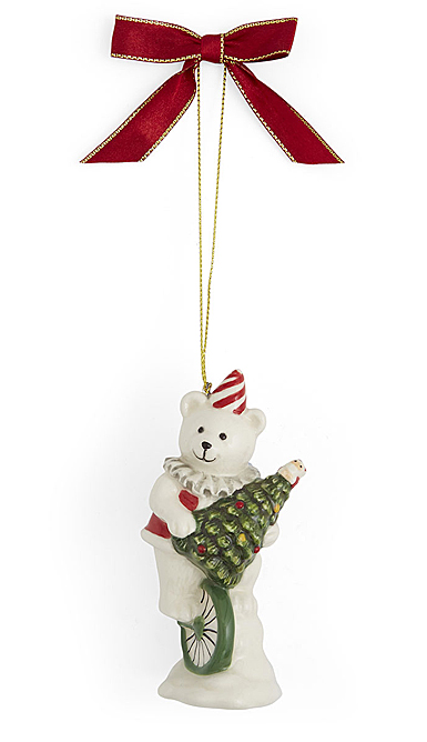 Spode 2023 Christmas Tree Carnival Bear Ornament