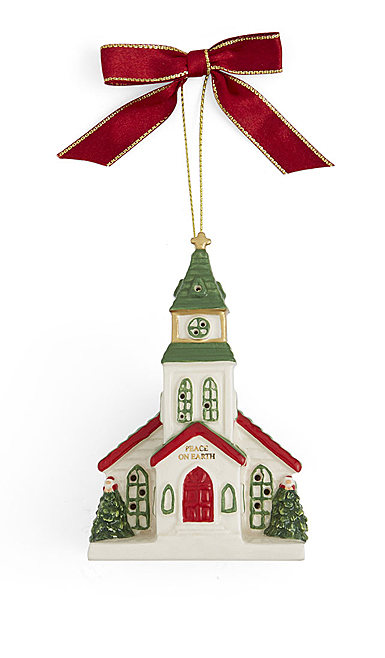 Spode 2023 Christmas Tree Church Led Ornament