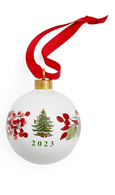 Spode 2023 Christmas Tree Annual Dated Ball Ornament