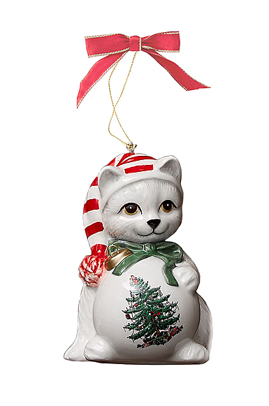 Spode 2023 Christmas Tree Playful Kitten Ornament