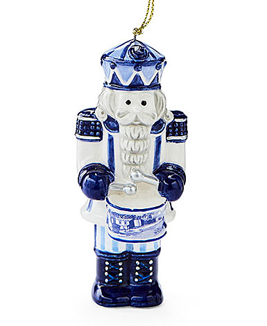 Spode 2024 Blue Italian Christmas Nutcracker Ornament 