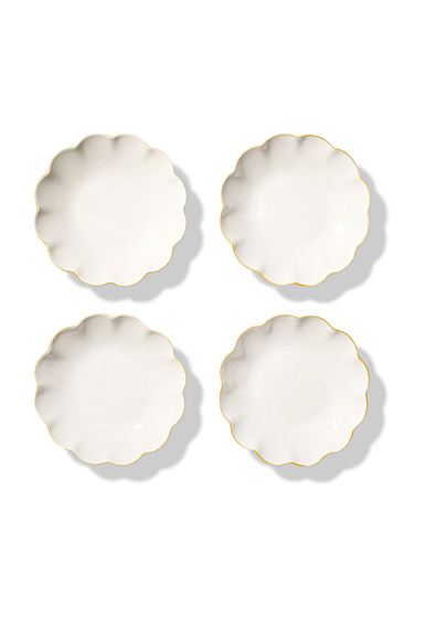 Aerin Scalloped Appetizer Plates Set of Four