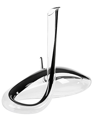 Riedel Mamba Double Magnum Black Stripe Crystal Wine Decanter, Limited Edition