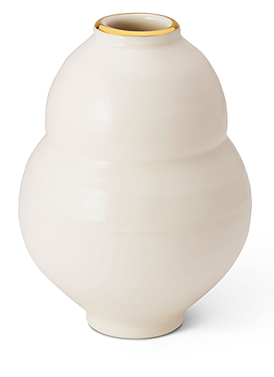 Aerin Sancia Gourd Vase, Cream