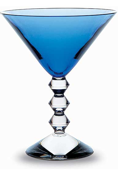 Baccarat Vega Martini, Sapphire, Single