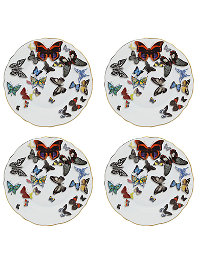 Vista Alegre Porcelain Christian Lacroix - Butterfly Parade B and B Plate, Set of 4