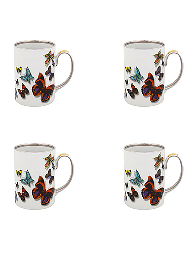 Vista Alegre Porcelain Christian Lacroix - Butterfly Parade Mug, Set of 4