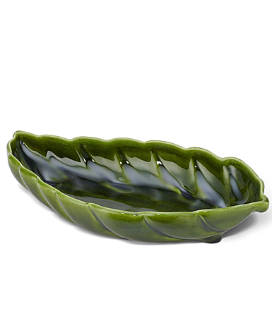Aerin Elva Large Leaf Dish, Garden Green
