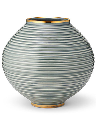 Aerin 9.2" Calinda Moon Vase, Shadow