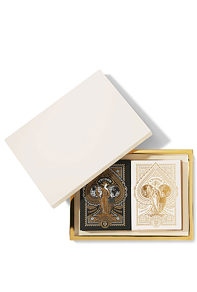 Aerin Piero Lacquer Card Set, Cream