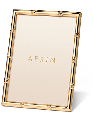 Aerin Ava Bamboo Frame, 5 x 7", Gold
