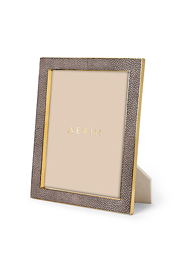 Aerin Classic Shagreen Frame, Chocolate 8x10"