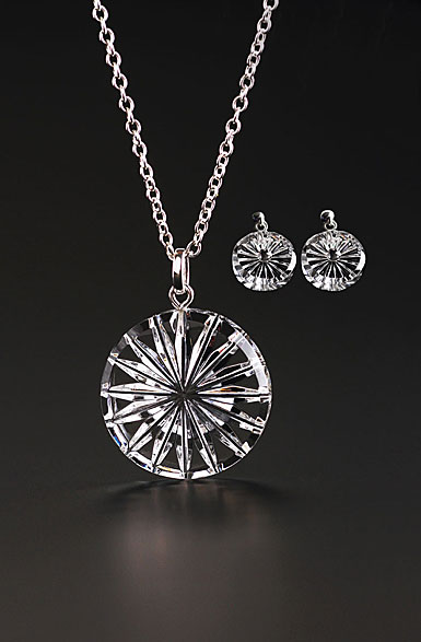 Cashs Ireland, Newgrange Circle Necklace and Pierced Earrings Gift Set