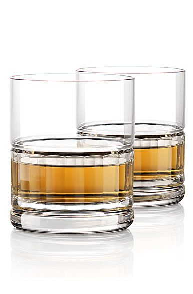 Cashs Ireland Dunloe Irish Whiskey DOF Glass, Pair