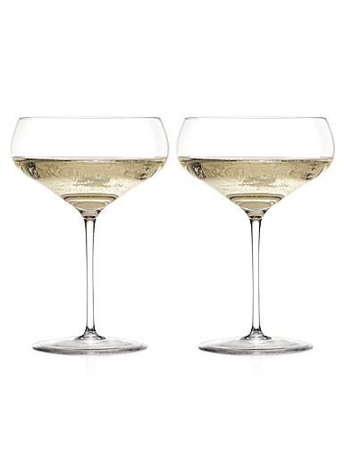 Cashs Ireland Grand Cru Champagne Cocktail Coupe Glass, Pair