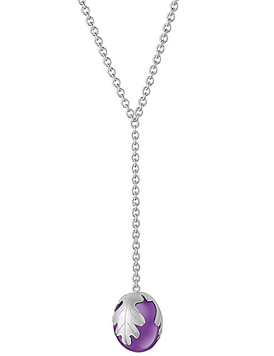 Baccarat Murmure Small Necklace, Purple Crystal