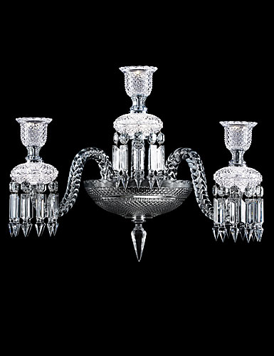 Baccarat Zenith Comete Wall Sconce, 3-Light