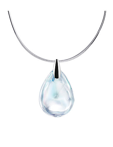 Baccarat Psydelic Omega Pendant Necklace, Mirrored Clear Crystal