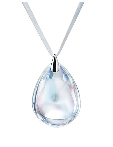 Baccarat Psydelic Large Pendant Necklace, Mirrored Clear Crystal