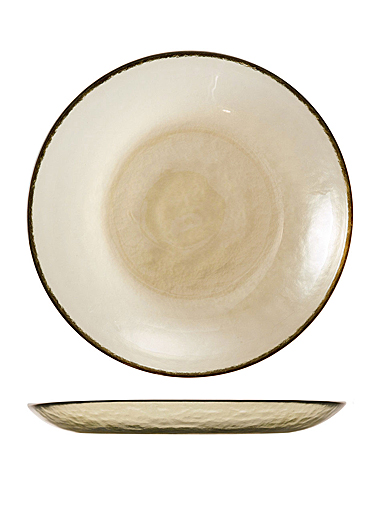 Fortessa Glass Los Cabos Ginger Root 8" Salad Plate, Single