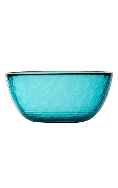 Fortessa Glass Los Cabos Lagoon Blue Bowl, Single