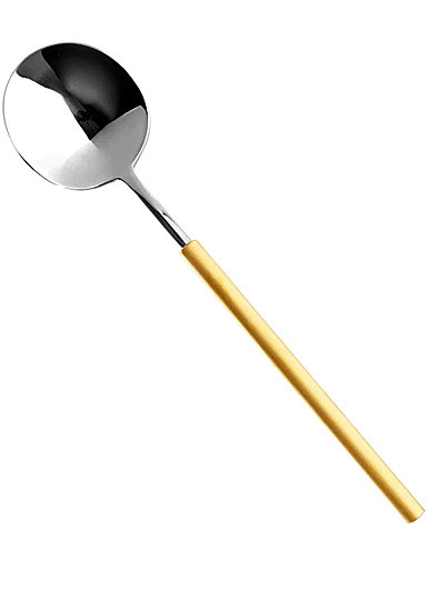 Vista Alegre Stainless Steel Domo Matt Gold Soup Spoon