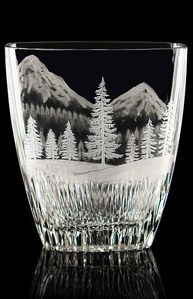 Cashs Ireland Art Collection, Mountain Peaks 9.5" Vase, Limited Edition