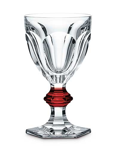 Baccarat Harcourt Goblet With Red Knob