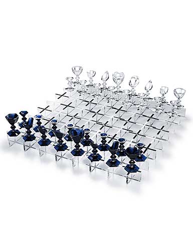 Baccarat Crystal, Chess Set, Clear and Midnight Limited Edition