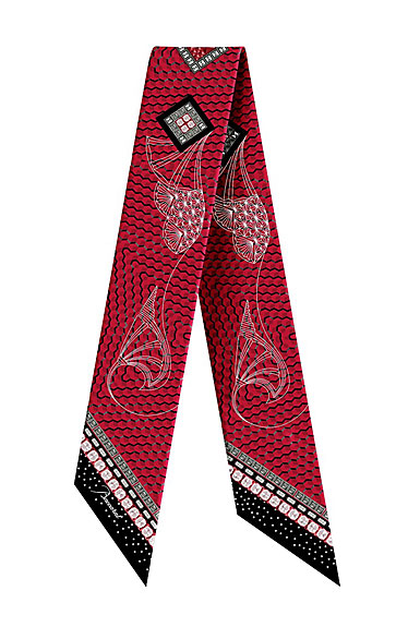 Baccarat Louxor Silk Tie 3'' X 40'', Red