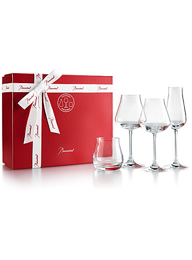 Chateau Baccarat Degustation Glasses Mixed Gift Set of Four