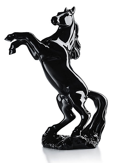 Baccarat Crystal, Pegasus Horse, Black, Limited Edition of 99