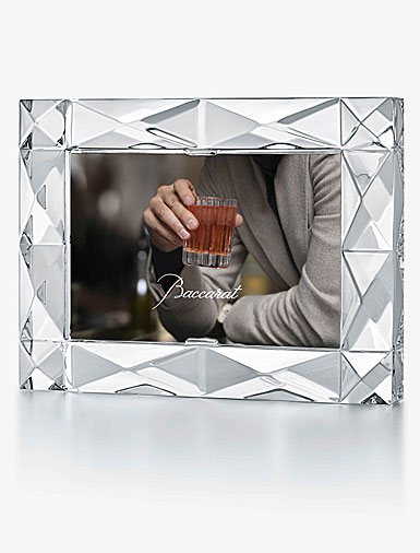 Baccarat Crystal Louxor 4x6" Horizontal Picture Frame 