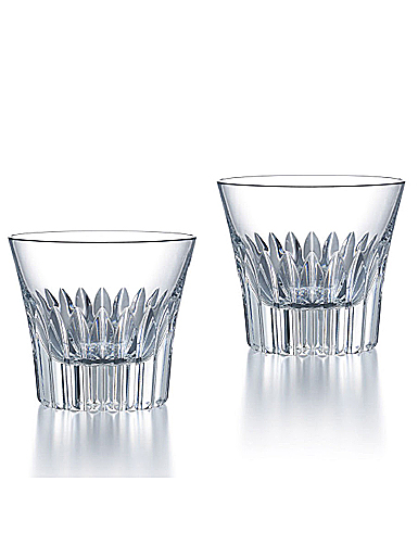 Baccarat Everyday Crysta Tumbler #3 Old Fashion, Pair
