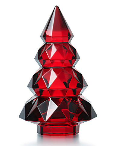 Baccarat Crystal 2024 Louxor 5" Tree, Red 